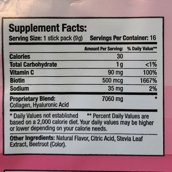 LeVel THRIVE Plus - Pink Pro Collagen (4 Single Stick Sample Packs) - Picture 3 of 3